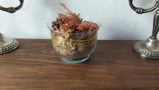 Centro de mesa vidrio decorativo