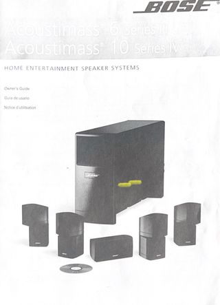 Bose Acoustimass 6 Serie III Sistema Altavoces