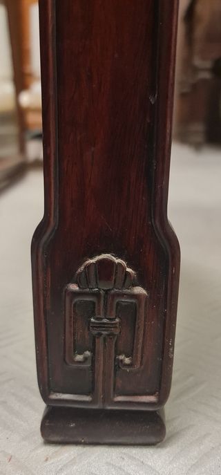 Mesa Palisandro China Tallada Siglo XIX