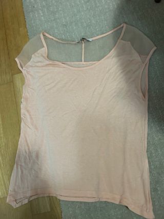 Camisa Bershka rosa talla S