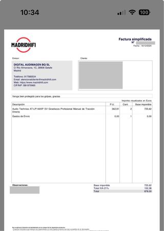 2 x Audio-Technica AT-LP140XP  SV Tocadiscos DJ