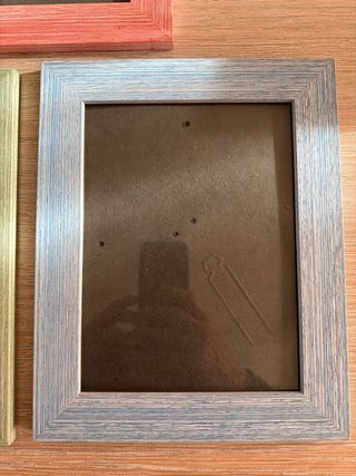 Set 3 Cornici Legno Multicolore