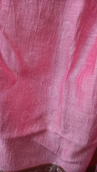 Foulard leggero rosa e rosso