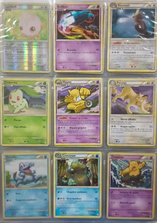 Colección Pokémon HeartGold & SoulSilver año 2010