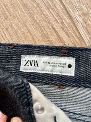 Lote 2 Pantalones Vaqueros Mujer Zara.