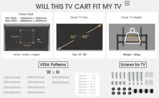 Soporte TV Marca Rfiver