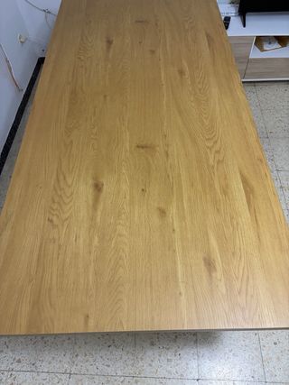 Mesa Comedor NORTOFT Roble Cálido/Negro