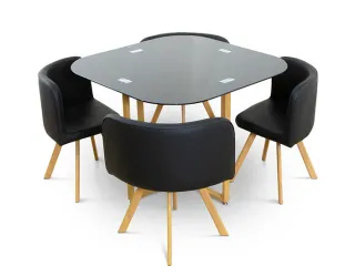 HERMOSA MESA TEKA + 4 SILLAS