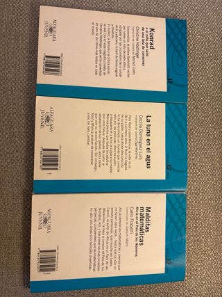 Pack libros: Konrad, La luna en el agua,Malditas m