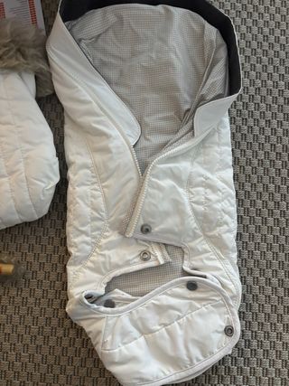 Kit invernale Stokke per passeggino Pearl White