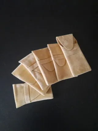 Bustine porta gioielli beige