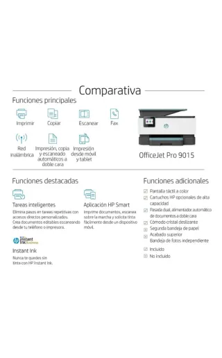 Impresora HP OfficeJet Pro 9015