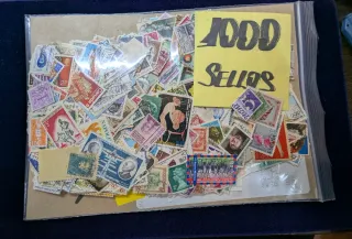 Lote 1000 sellos usados
