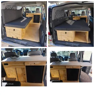 Mueble Cama/Nido + Fregadero Camper