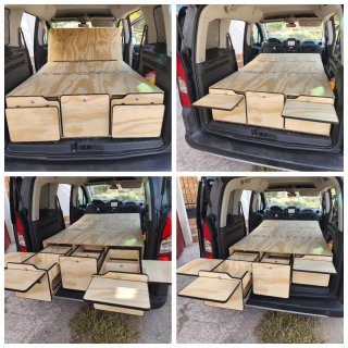 Muebles Camper furgos M/X/XL. Cama nido a medida.