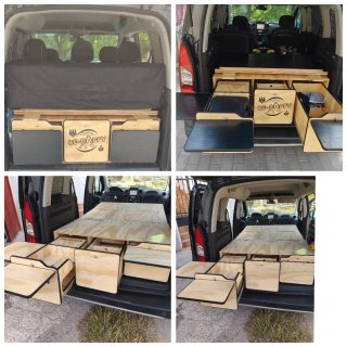 Muebles Camper furgos M/X/XL. Cama nido a medida.