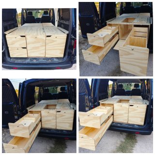 Muebles Camper furgos M/X/XL. Cama nido a medida.
