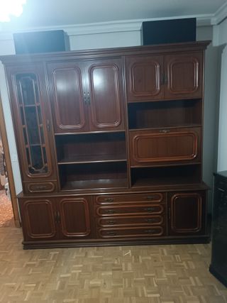 Regalo Mueble de salón madera y cristal