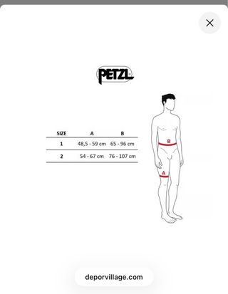 Arnés escalada Petzl Corax