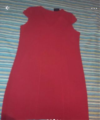 lote 2 vestidos rojo y beis talla xl sin estrenar