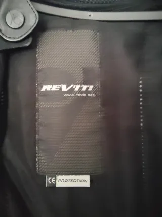Chaqueta Moto Revit Mujer Negra