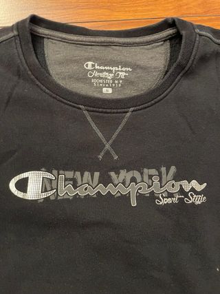 Sudadera Champion Niña Talla M Negra