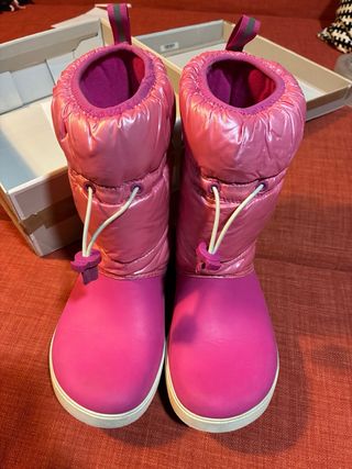Botas impermeables Crocs rosas J4