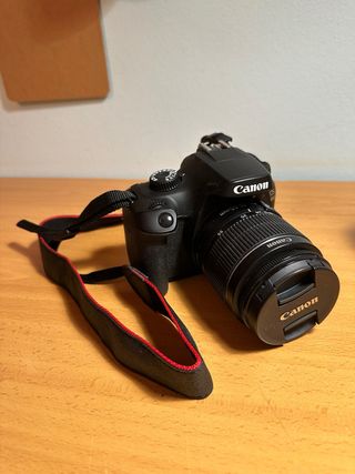 Cámara Réflex Canon 4000D + 2 Objetivos