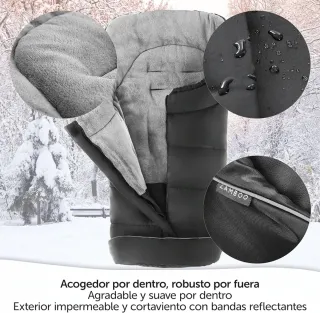 Saco de cochecito Zamboo gris NUEVO