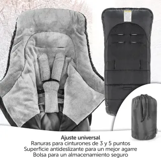 Saco de cochecito Zamboo gris NUEVO