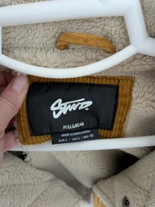 Abrigo de pana forrado hombre