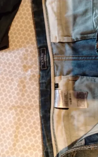 Pantalón vaquero corto cargo talla 60