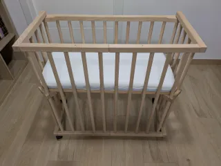 Cuna colecho Babybay Midi Madera Natural