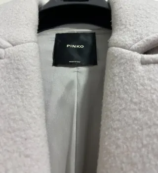 Cappotto Pinko Donna Grigio Perla