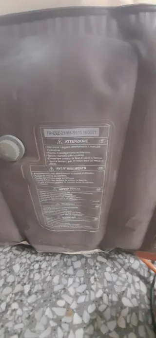 Piscina Hinchable Beige y Marrón