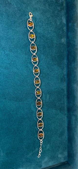 Pulsera Plata 925 con Ámbar