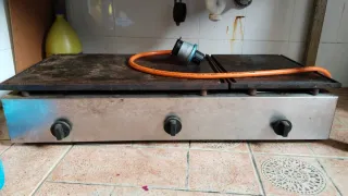 Plancha industrial 3 fuegos