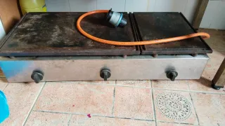 Plancha industrial 3 fuegos