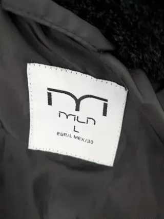 Chaqueta acolchada mujer negra