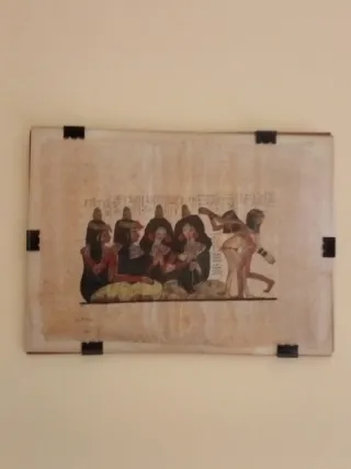 Adorno de papel egipcio