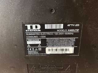 Televisor TD Systems Negro