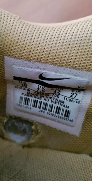 Nike Air Force 1 Beige/Bianco Tg 42