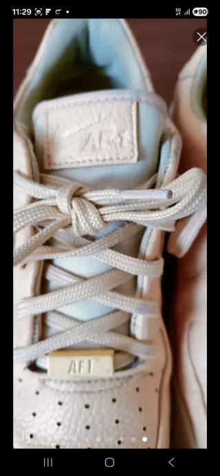 Nike Air Force 1 Beige/Bianco Tg 42