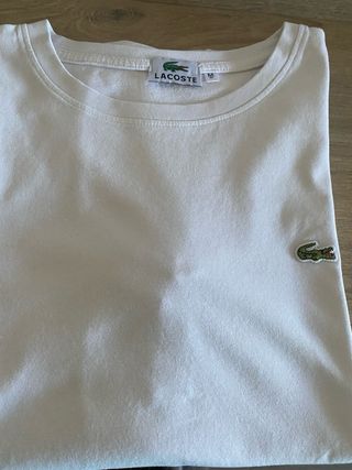 Camiseta Lacoste Blanca Talla M