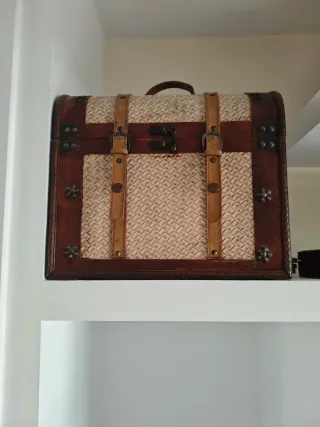 Adorno baúl estilo vintage