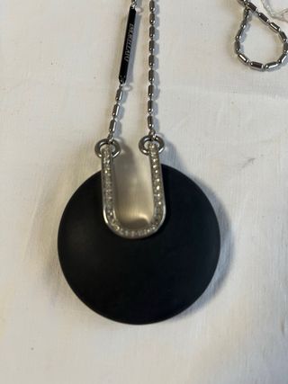 Colgante Morellato Negro y Plateado