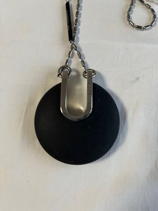 Colgante Morellato Negro y Plateado