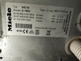 Miele Professional Lavavajillas Trifásico