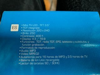 Mini TV Airis 3.5 TDT Portátil