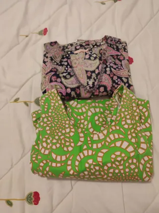 2 Vestidos Estampados Talla Única,